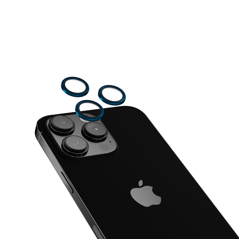 HYPHEN Camera Lens Protector for iPhone 15 Pro/Pro Max - Blue