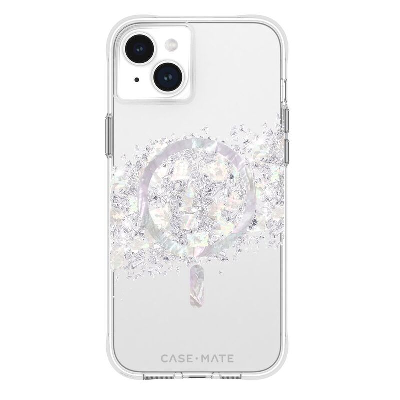 Case-Mate iPhone 15 Plus Karat - Touch Of Pearl with MagSafe Case