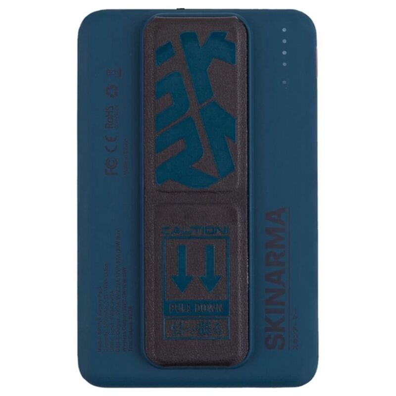 Skinarma Spunk Magnetic Wireless Power Bank 5000mAh 15W USB-C PD - Blue