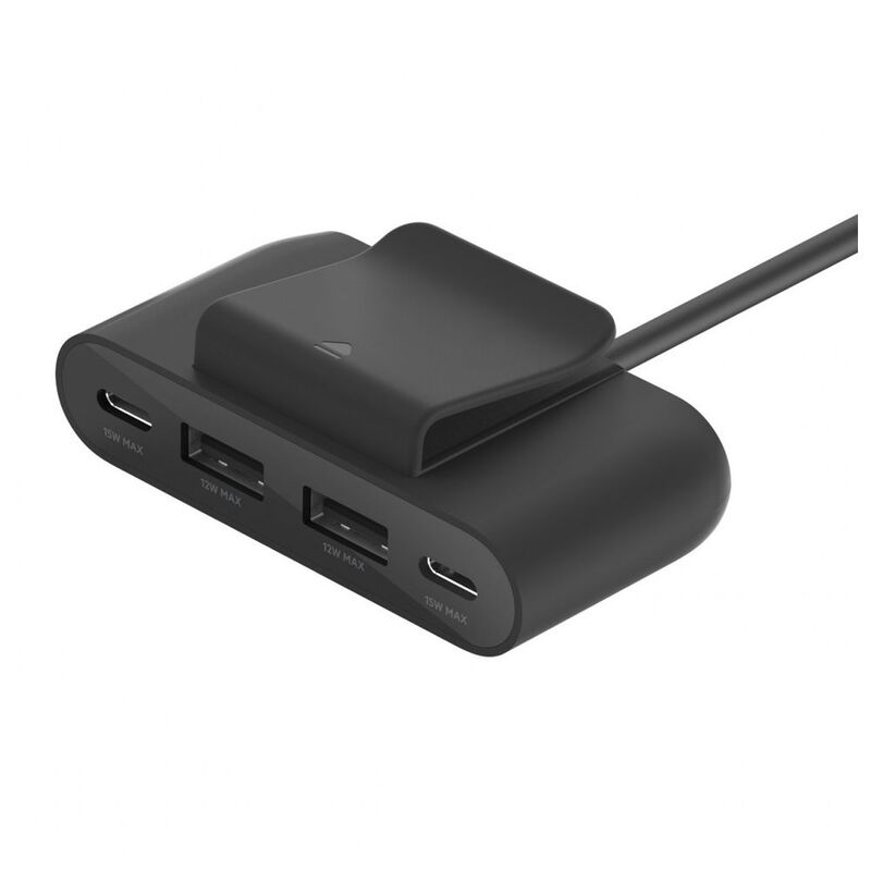 Belkin BoostCharge 4-Port USB Power Extender 2m - Black