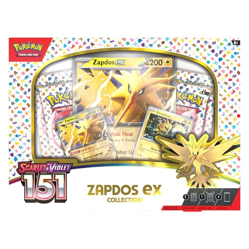 Pokémon TCG Scarlet & Violet 151 Zapdos Ex Box