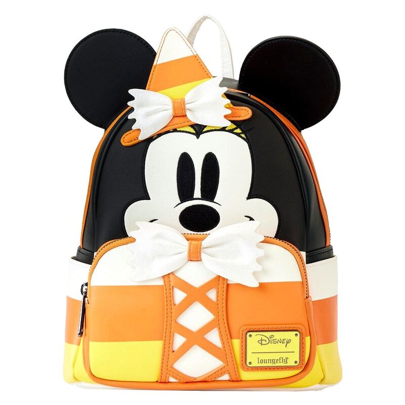 Loungefly! Leather Disney Candy Corn Minnie Cosplay Mini Backpack