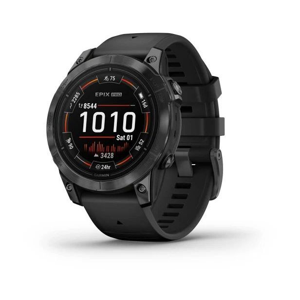 Garmin epix Pro (Gen 2) - Standard Edition Smartwatch - Slate Grey with Black Band (47mm)