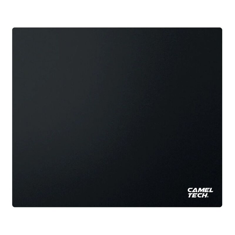 Camel Tech Rimal Glass Mouse Pad - Black (49 x 42 x 0.3 cm)