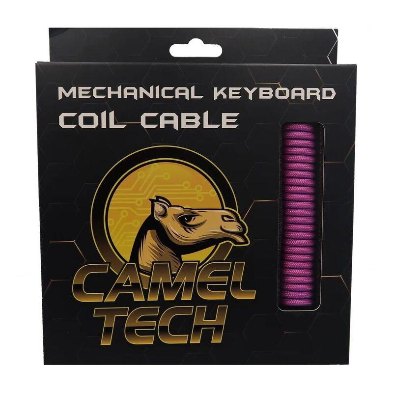 Camel Tech Coiled Cable 1.5m - Purple
