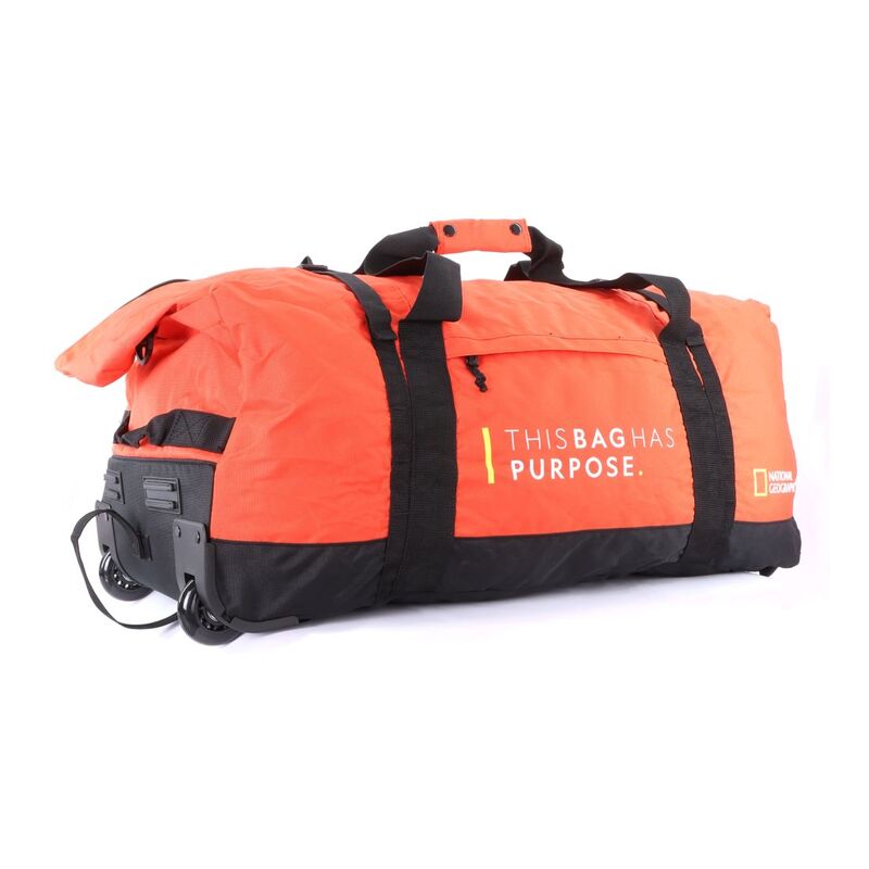 National Geographic Pathway Foldable Travel Wheel Bag 92L (Large) - Orange