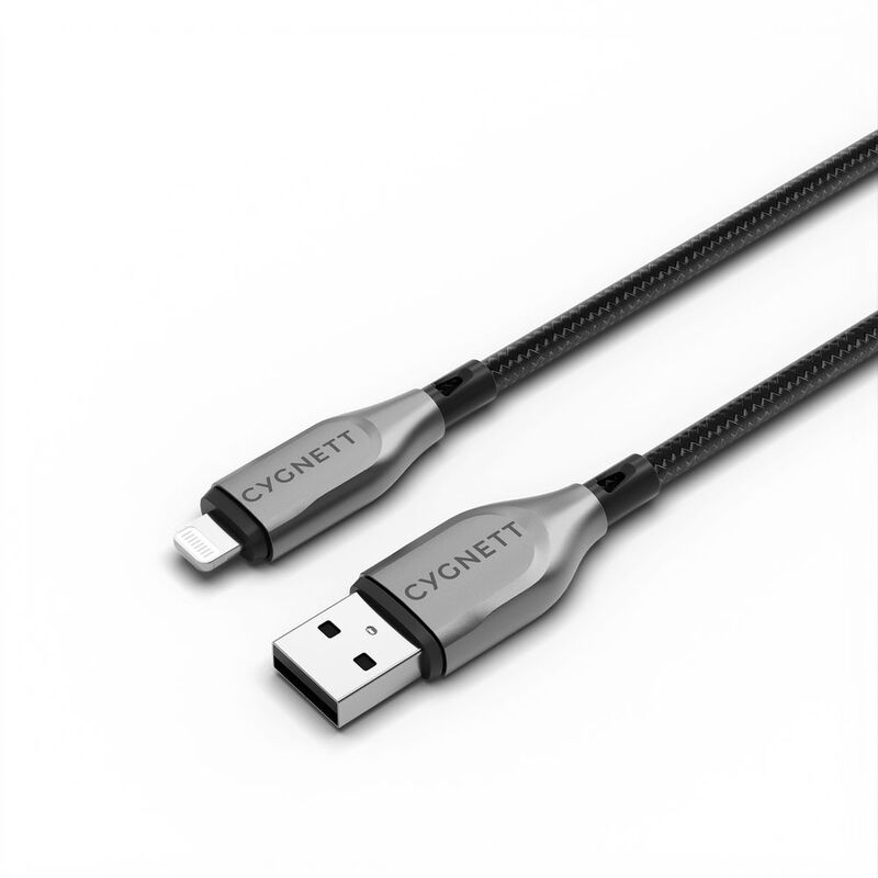 Cygnett Armoured Lightning To USB-A Cable 3m - Black