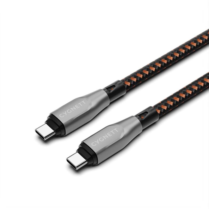 Cygnett Armouredpro 240W 4.0 USB-C-USB-C 1m Cable - Black