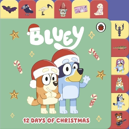 Bluey 12 Days Of Christmas Tabbed Board Book | Bluey