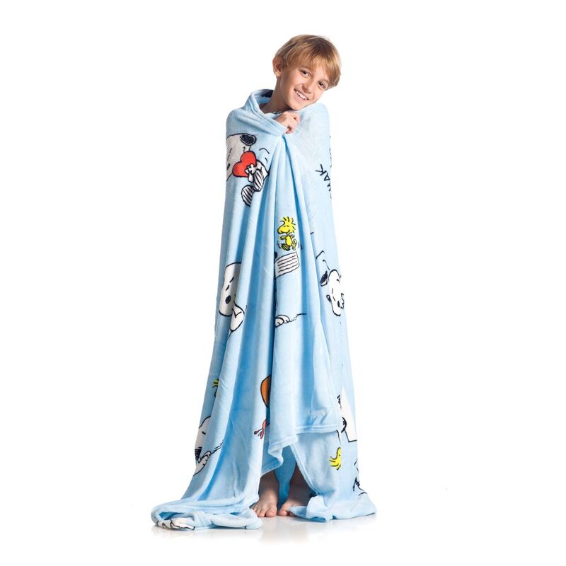 Kanguru Rolled Plaid Kids Blanket - Snoopy (130 x 170cm)