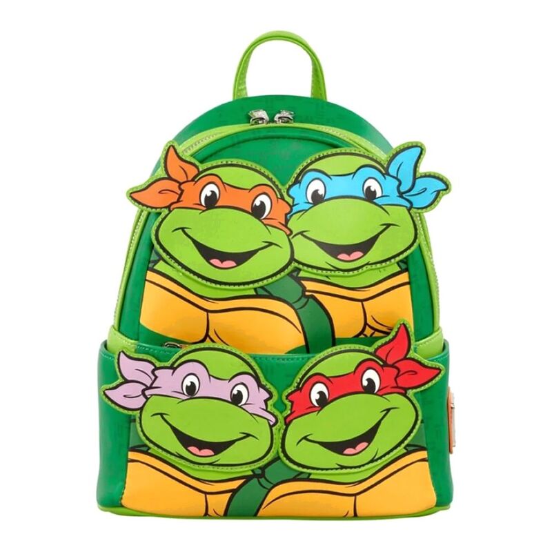 Loungefly Leather Teenage Mutant Ninja Turtle Squad Mini Backpack