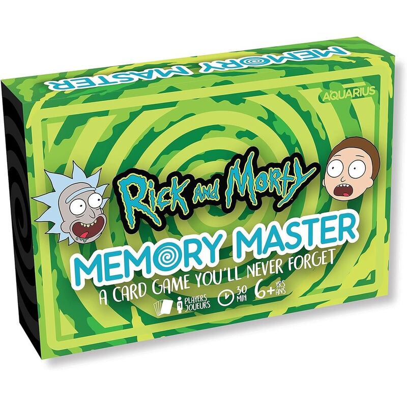 Aquarius Rick & Morty Memory Master Card Game