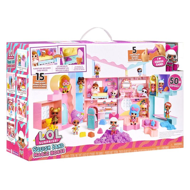 L.O.L. Surprise Squish Sand Magic House With Tot Playset