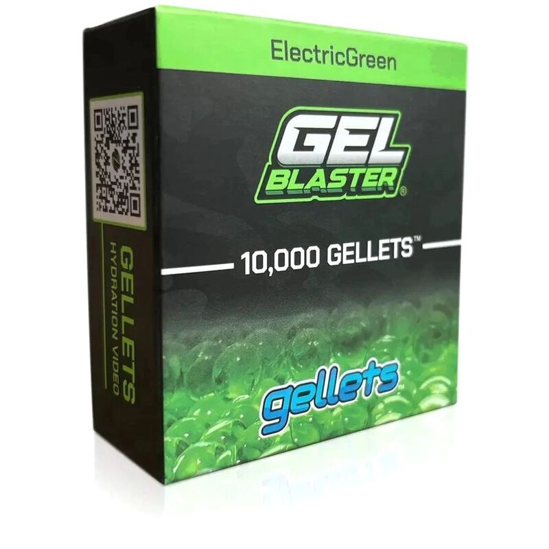 Gel Blaster Gellets Electric - Green (Includes 10000 Gellets)