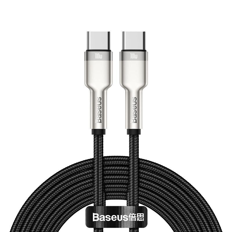 Baseus Cafule Series Metal Data Cable Type-C to Type-C 100W 1m - White