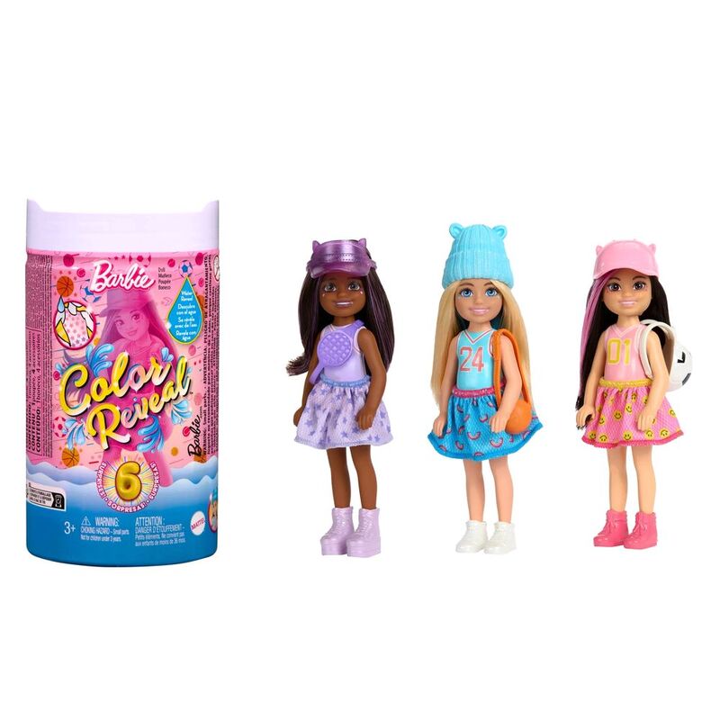 Barbie Color Reveal Chelsea Sporty Series (Assortment - Includes 1)