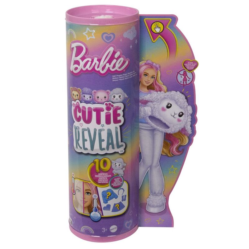 Barbie️ Cutie Reveal Barbie Cozy Cute Tees Series Lamb Doll