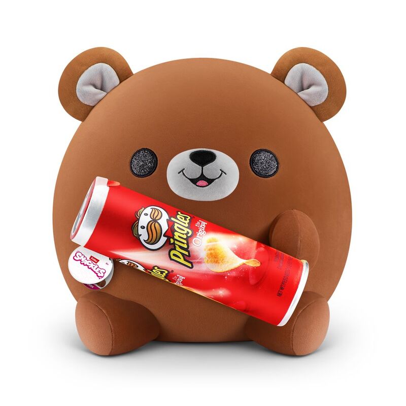 Zuru Snackles Series 1 Terry The Bear & Pringles Medium 13-Inch Plush Toy