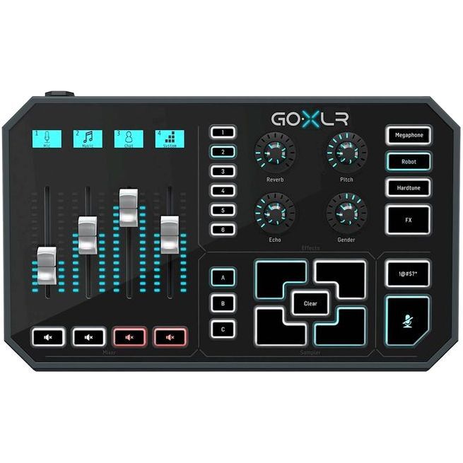 TC Helicon GoXLR Broadcaster Platform with 4-Channel Mixer & Effects