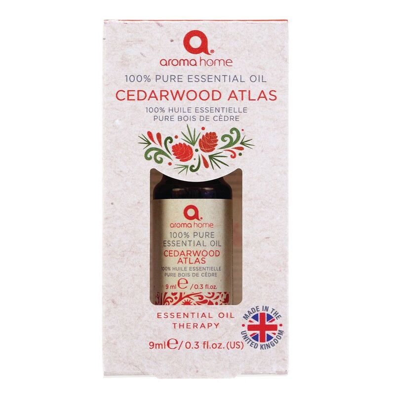 Aroma Home Cedarwood Atlas Essential Oil 9ml