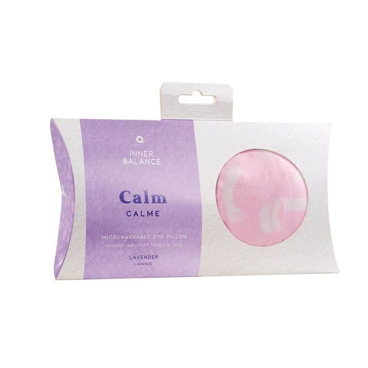 Aroma Home Calming Eye Pillow - Brushstroke Print - Lavender New