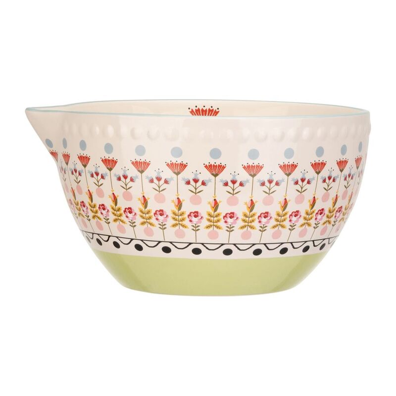 Cath Kidston Painted Table Ceramic Mixing Bowl 23 cm