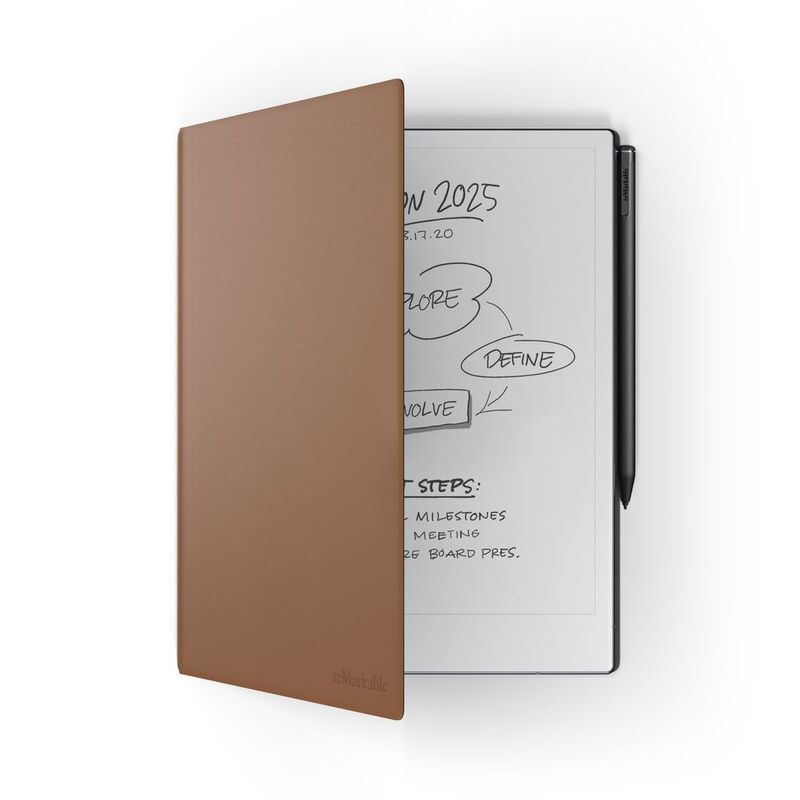 reMarkable Book Folio - Premium Leather - Brown