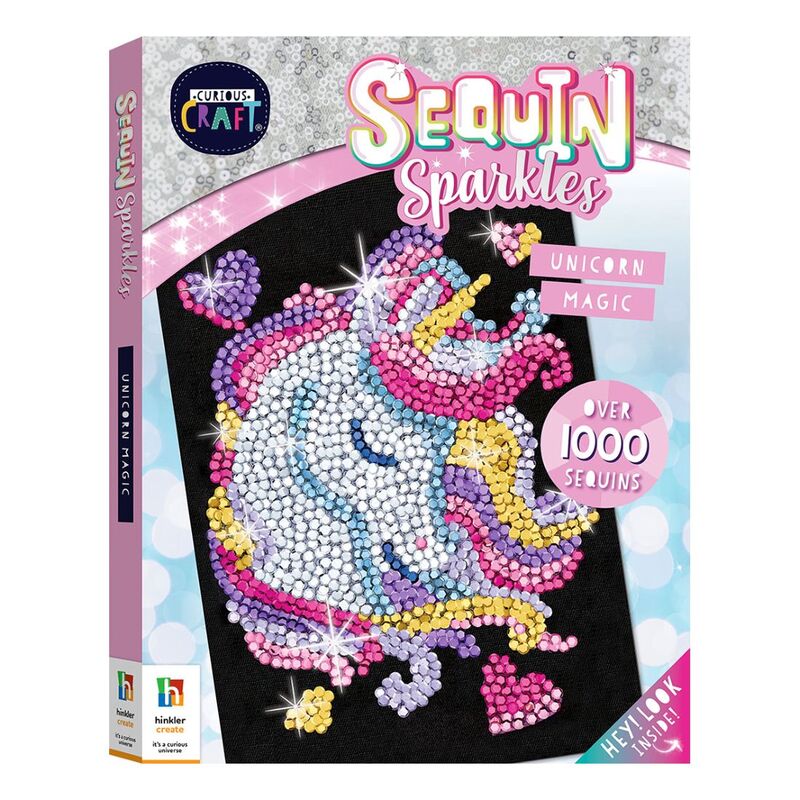 Curious Craft - Sequin Sparkles - Unicorn Magic | Hinkler Books