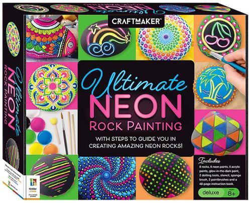 Ultimate Neon Rock Painting | Hinkler Books