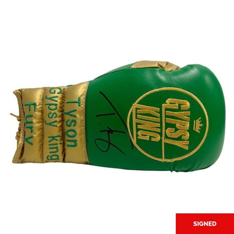 Bootroom Collection Tyson Fury Mitt Glove - Gold/Green