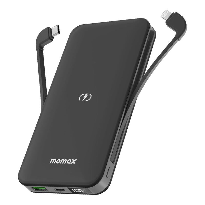 Momax Q.Power Touch 2 Wireless Battery Pack 10000mAh - Black