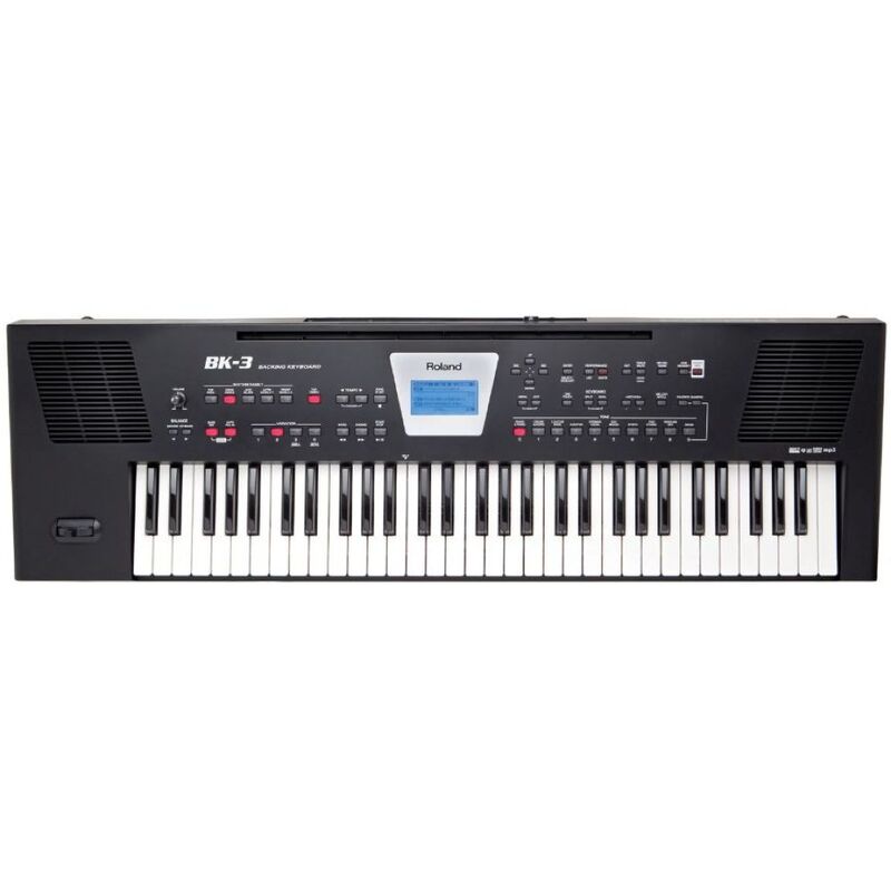 Roland Bk-3 Bk 61 Keys Arranger Keyboard - Black