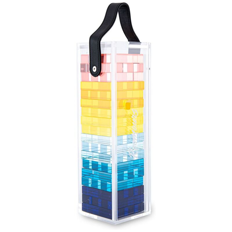 Roomours Jumbling Tower Acrylic Party Game - Multicolor