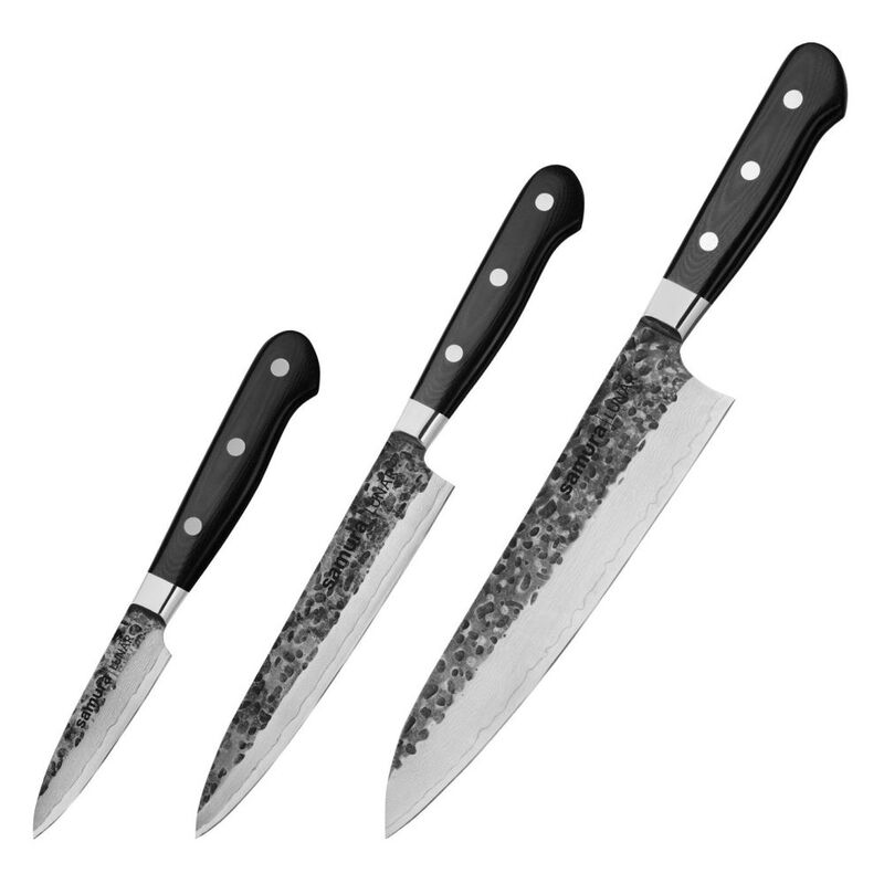 Samura Pro-S Lunar Knife (Set Of 3) - Stainless Steel