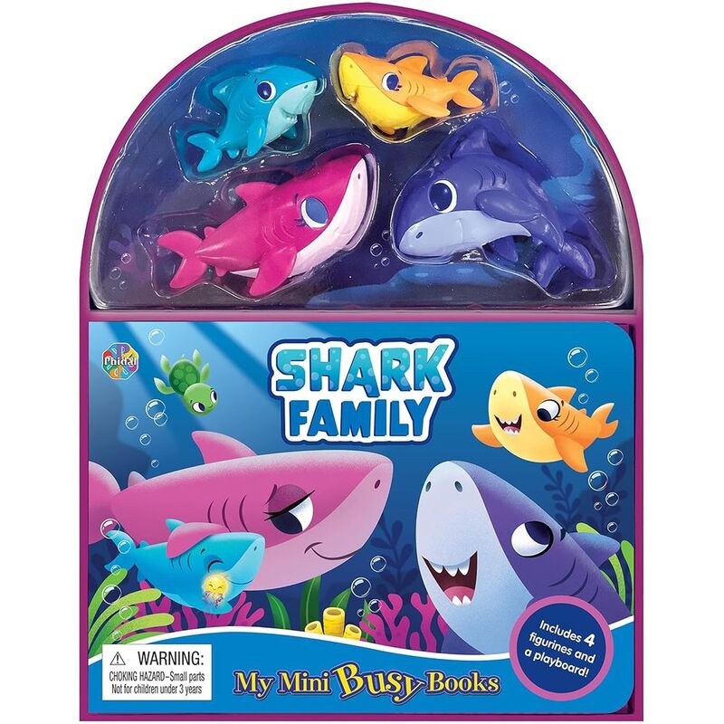 Shark Family - Mini Busy Books | Phidal