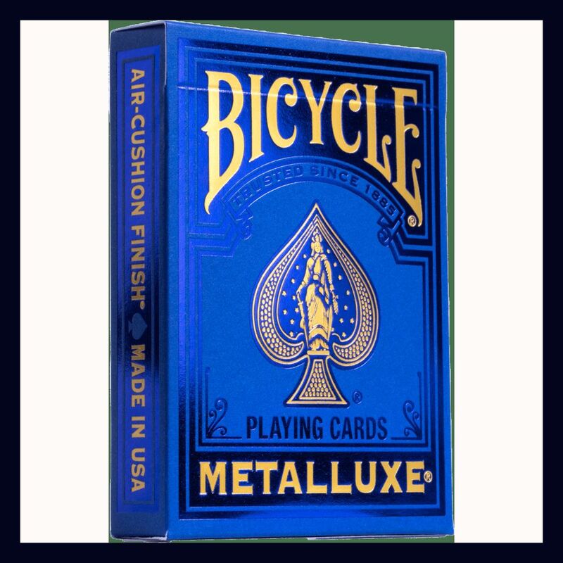 Bicycle Playing Cards Metalluxe Blue (New Edition)