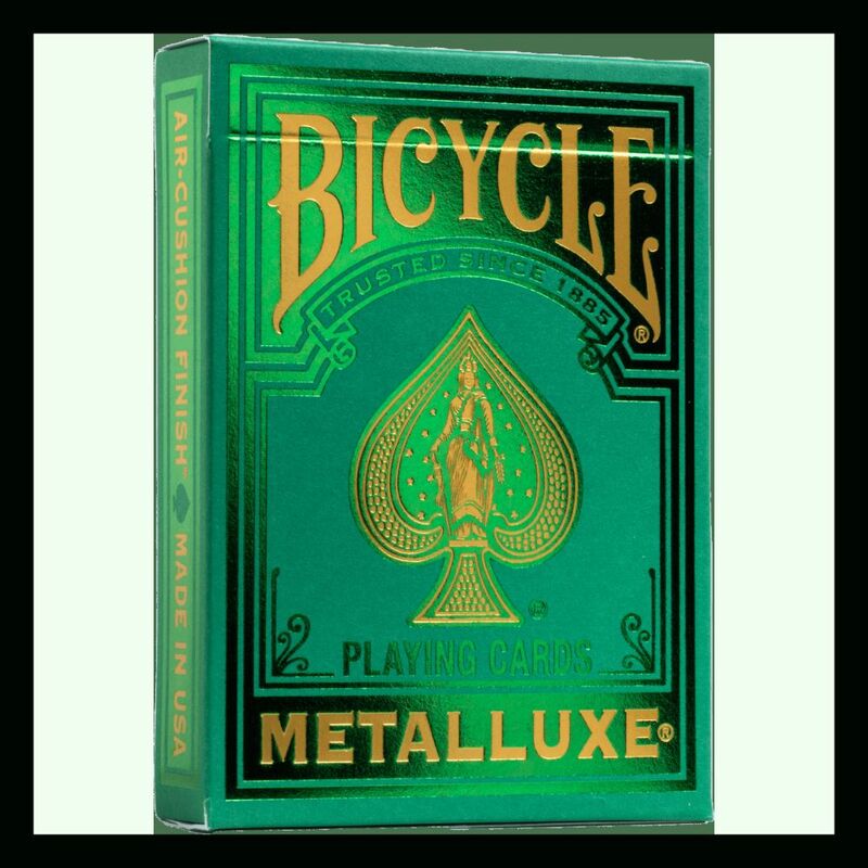 Bicycle Playing Cards Bicycle Metalluxe Green