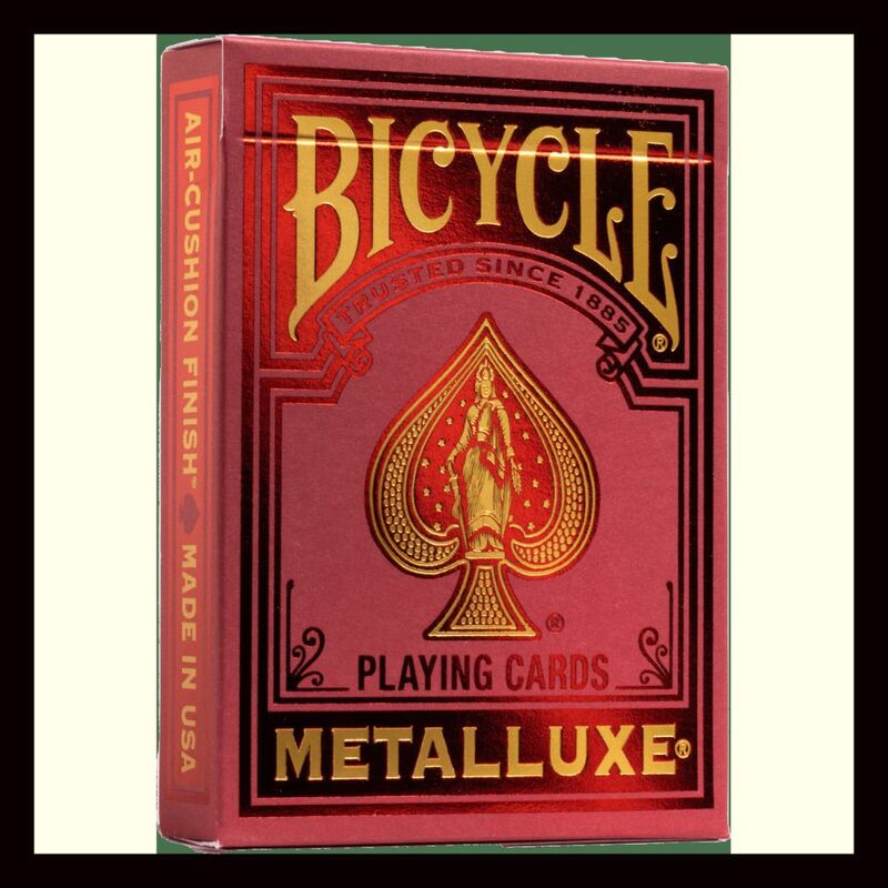 Bicycle Playing Cards Bicycle Metalluxe Red (New Edition)