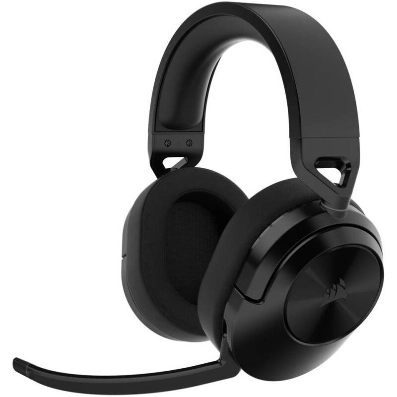 Corsair - HS55 Wireless Surround Sound Over-Ear Gaming Headset With Microphone - Carbon