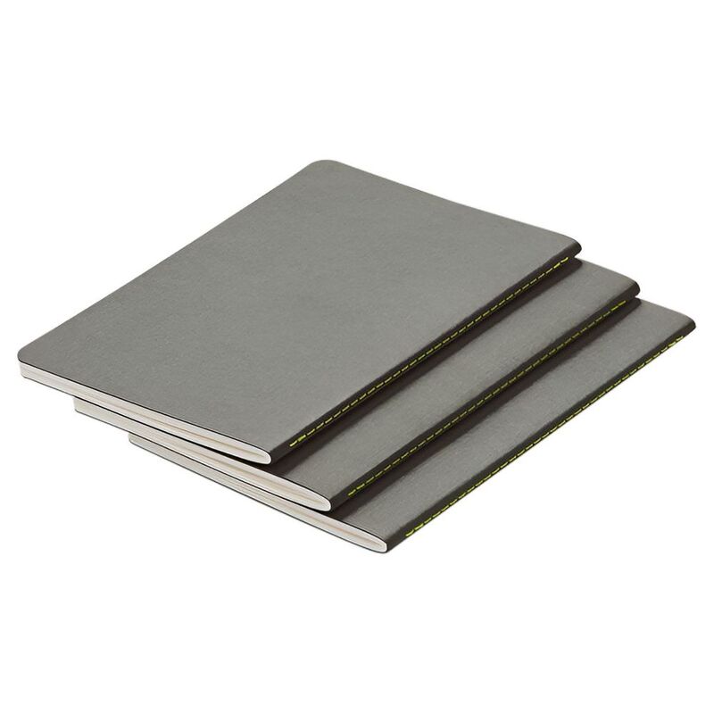 Lamy A5 Ruled Booklet - Grey (145 x 210 mm) (64 pages) (Set of 3)