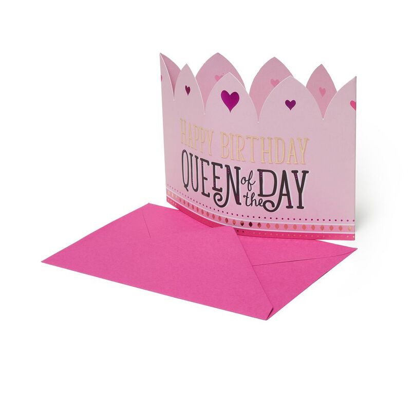 Legami Greeting Card - Large - Queen Crown (11.5 x 17 cm)