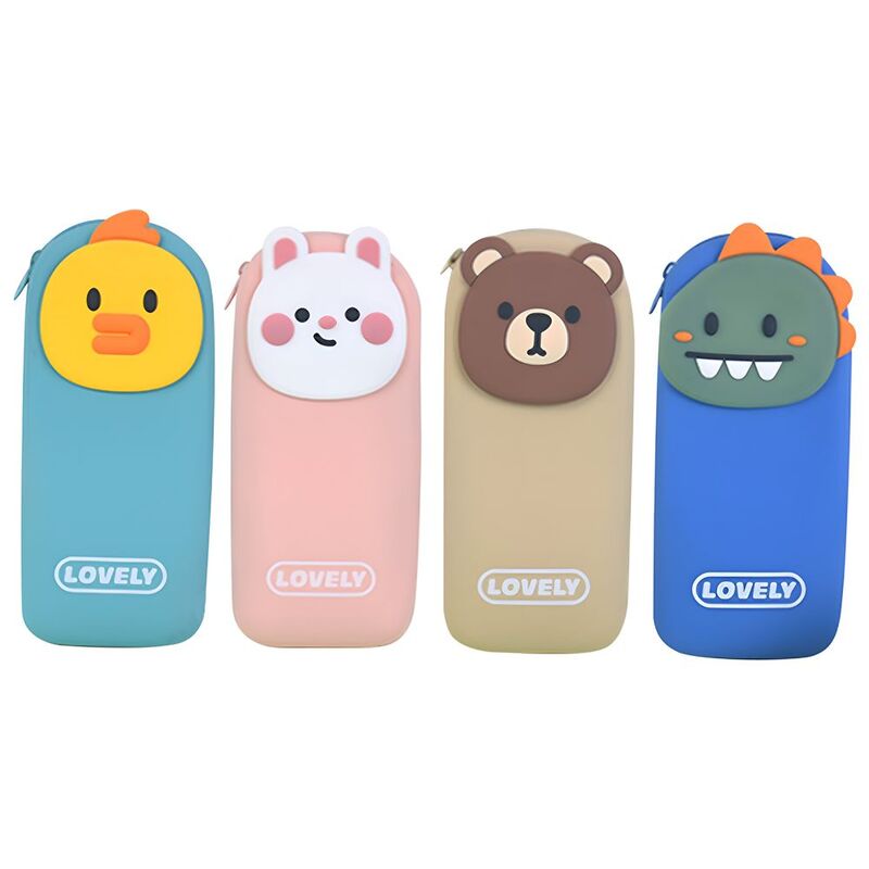 Languo Cute Animal Silicone Pencil Case (Assortment - Includes 1)