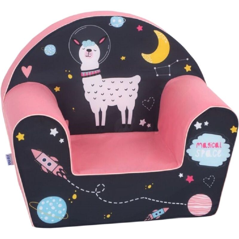 Delsit Armchair - Lama In Space - Pink