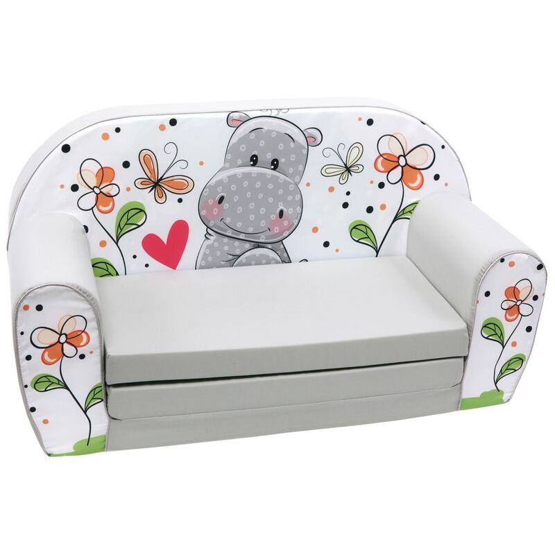 Delsit Sofa Bed - Hippo - Grey (80 cm)