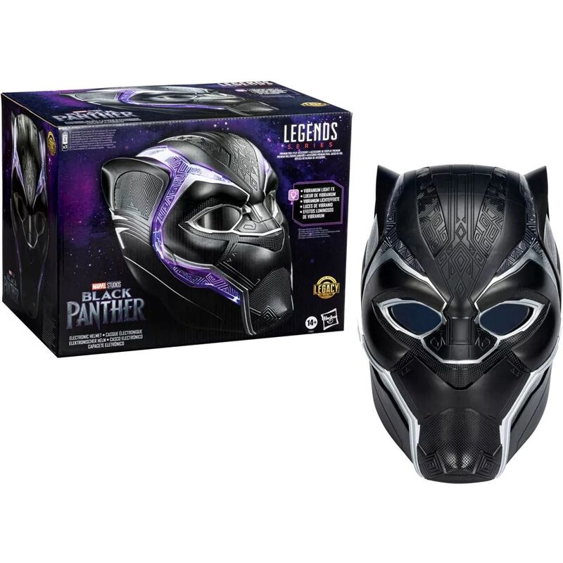 Hasbro Marvel Legends Series Legacy Collection Black Panther Electronic Helmet F3453