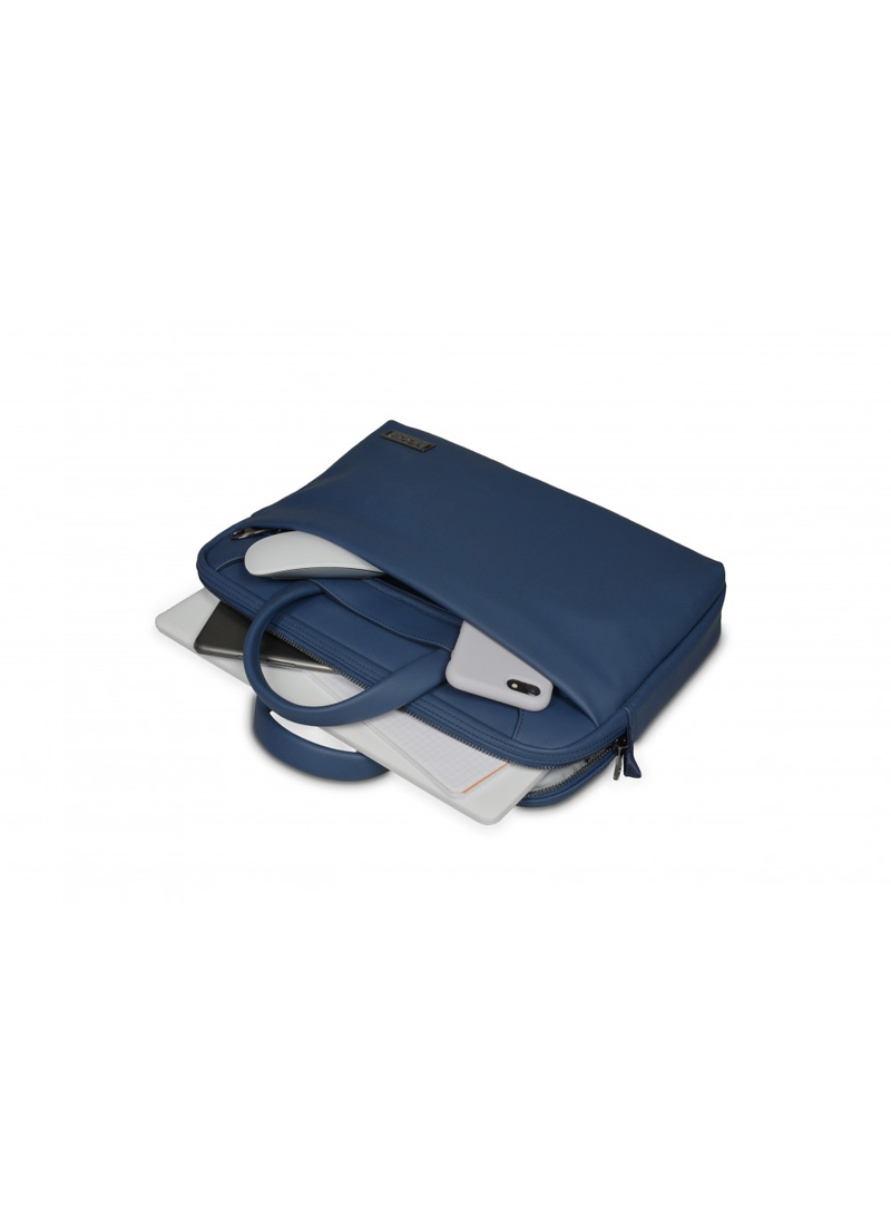 Port Zurich Toploading Laptop Bag (for Laptops up to 15.6 Inches) - Blue