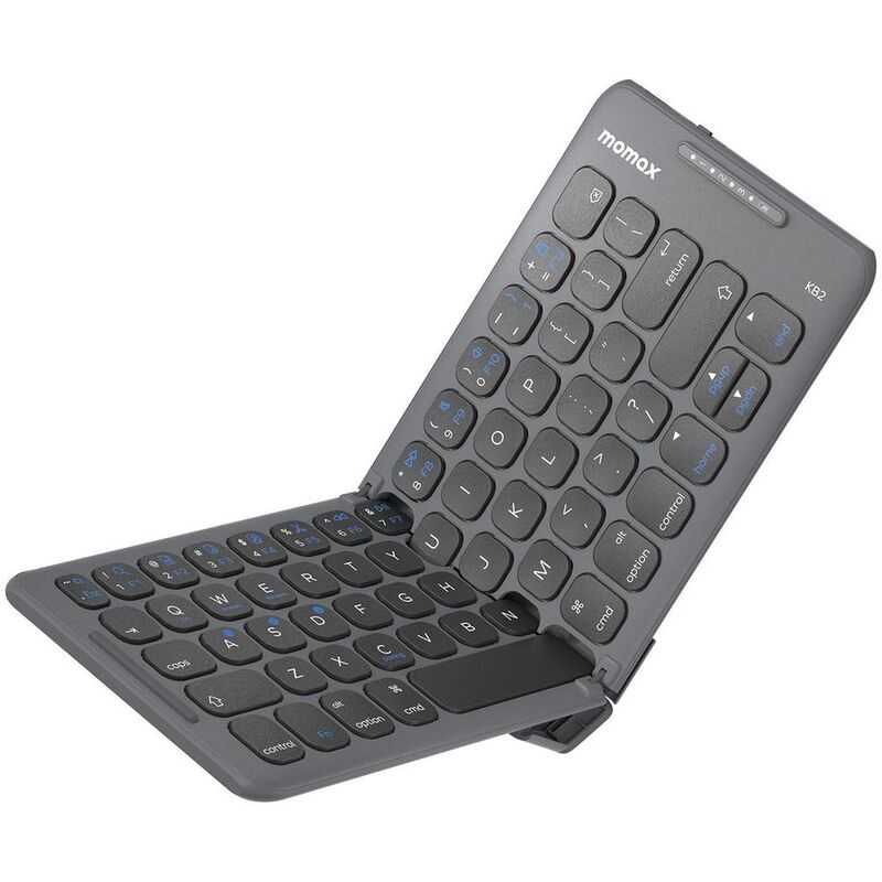 Momax OneLink Foldable Wireless Keyboard for PC/Tablet/Smartphone - Space Grey (US English)