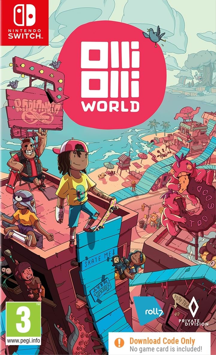 Olliolli World - Nintendo Switch (Code in a Box)