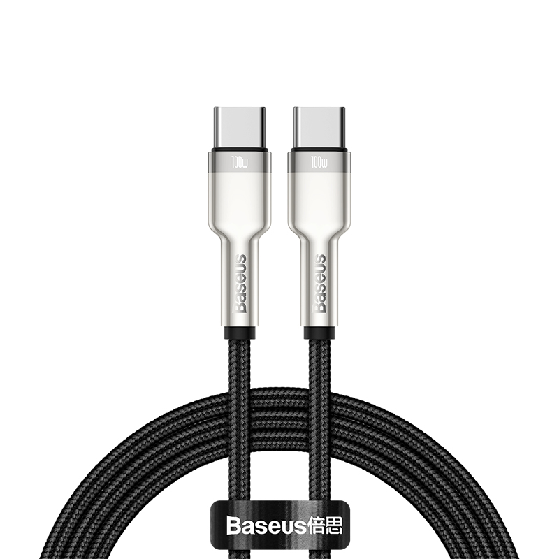 Baseus Cafule Series Metal Data Cable Type-C to Type-C 100W 2m - Black