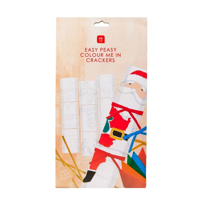 Talking Tables Craft With Santa Make Your Own Christmas Crackers and Place Cards (Pack of 8)